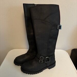 Harley-Davidson Lomita D84325 Women's 6M Black Leather Motorcycle Boots